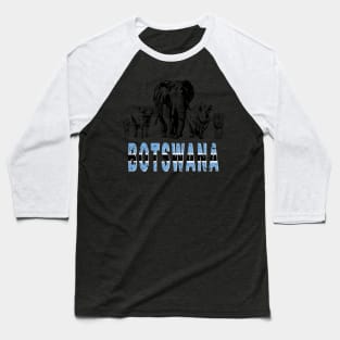 Africa's Big Five for Botswana Fans Baseball T-Shirt